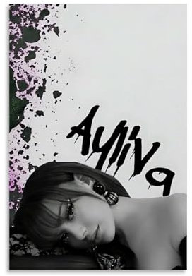 Ayliva Poster, Muaic, Vintage-Sänger, Kunst, Musikposter für Zimmer, ästhetische Leinwand, Wandkunst, Schlafzimmerdekoration, 30 x 45 cm