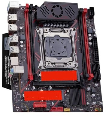 Kit set scheda madre X99 H9S con CPU LGA2011-3 Xeon E5 2630 V4 DDR4 memoria REG ECC da 16 GB NVME M.2 TPM 2.0 Interfaccia SATA3(Motherboard+CPU+RAM)