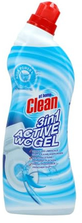 6er Pack - AT HOME Clean WC-Reinigung - Active Gel - 750 ml