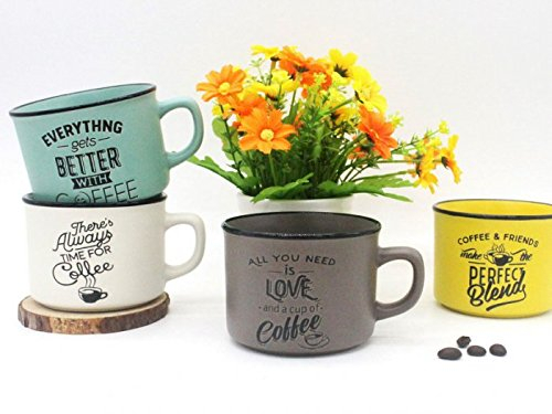 Lote 24 Tazas Time For Coffee - Detalles y Recuerdos para Bodas Originales (Envío Gratis)