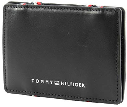Tommy Hilfiger Damen Ho Eton Cc AND Coin Pckt Keyfob Box Münzbörse, Schwarz (Black), 5x28x23 cm