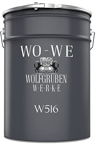 WO-WE Fassadenfarbe Wandfarbe Wandanstrich Fassadenbeschichtung für Außen Weiß 10L