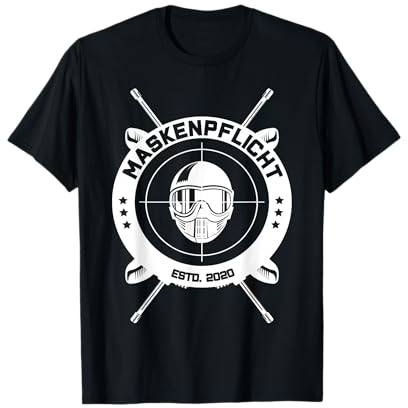Paintball Maskenpflicht Lustiges Airsoft Sprüche Design T-Shirt