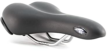Selle ROYAL Freeway Herren Sattel 280x155 mm Bike Saddle Schwarz Silber Emblem