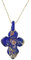 Venetiaurum - Collier Avec Pendentif Croix En Verre De Murano Original Et Argent 925 - Bijou Certifié Made In Italy.
