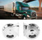 2Stück Hupe Autohupe Laut 115dB Horn Signalhorn Universal Lautes Horn Silber Hupe Autohupe Auto-Lufthupen-Kit Autohupe LKW Hupe 12V 510Hz Hupen-Kit für Alle 12V Trucks RV Motorcycles UTV ATV