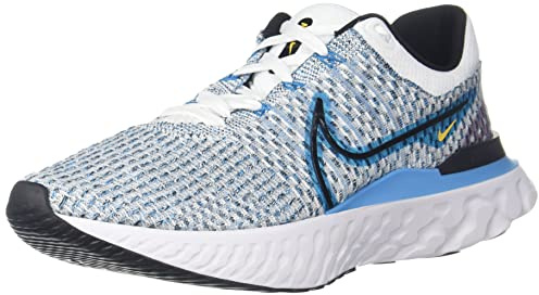 Nike DH5392-102 React Infinity Run FK 3 Men White/Black-Blue Orbit-Chlorine Blue EU 42