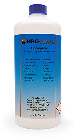 Isopropanol min. 99,8% 2-Propanol Isopropylalkohol IPA Reiniger (1x1000ml)