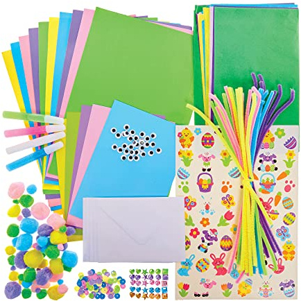 Baker Ross FX538 Easter Bumper Craft Pack- Pack of 1 Set, Arts and Crafts Essentials for Kids