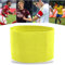 Akozon Rote Capitainbinde, Armbinde Verstellbare Spieler-Armbindebänder (rot) Outdoor-Mannschaftssport-Gruppen-Fußball (Gelb)