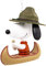 Hallmark Peanuts Snoopy im Kanu Weihnachtsdekoration