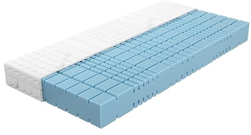 AM Qualitätsmatratzen - Premium 7 Zonen Kaltschaum Matratze 100x200 cm - Orthopädische Matratze - Atmungsaktiver Tencel Bezug - Kaltschaummatratze 100 x 200 - Langlebige Matratze in RG 60