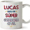 MUGFFINS Tazas Personalizadas para GUARDIA CIVIL hombre - En Español - Eres Súper - 11 oz / 330 ml - Regalo Personalizable original y divertido