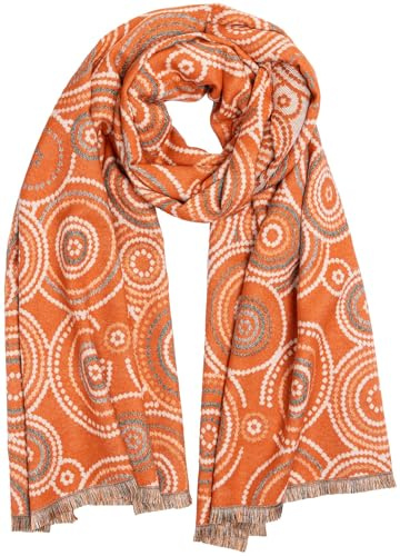 Caspar SC524 Damen warmer XXL Winter Schal mit klassischem Paisley Muster