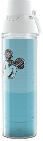 Tervis Venture Lite Disney Fundamentals Collection Made in USA Double Walled Insulated Tumbler Travel Cup Keeps Drinks Cold & Hot, 24oz Water Bottle, Mickey