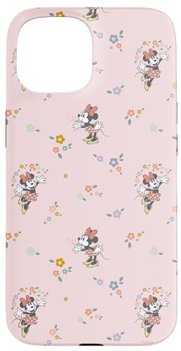 iPhone 15 Disney Minnie Mouse Springtime Flower Delight Case