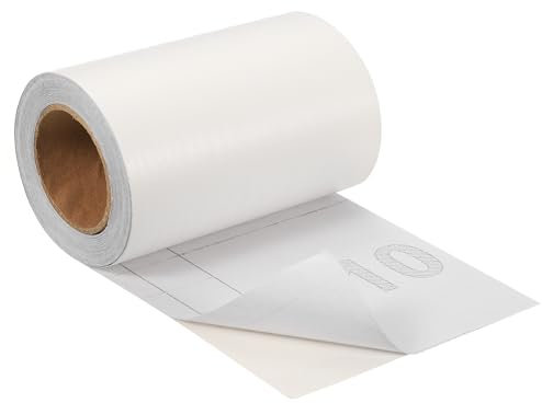 sourcing map Wood Grain Tape, 4 x33 Ft Self Adhesive Wood Grain Repair Patch for Baseboards, Doors, Floor Repair, Furniture Home Decor Creamy White