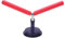 Porte-bagages de toit universel pour kayak, planche de surf, canoë robuste, support de montage pour toit de voiture, rouge