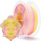ZIRO Matt Multicolor PLA Filament 1.75mm, Schneller Farbwechsel Matte 3D Drucker Filament, 1kg Spule für Die Meisten FDM 3D-Drucker, Maßgenauigkeit +/-0.03mm, Sonnenlicht Blütenblatt