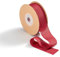 MORSUNBELA Geschenkband Dunkelrot Schleifenband Chiffon Rot Chiffonband Bordeaux Dekoband Breit Weinrot Seidenband 2,5 cm x 23 m