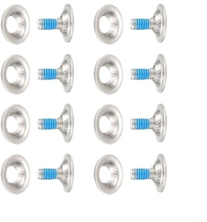 HOHOVYVY Juego de tornillos de fijación para tabla de snowboard, acero inoxidable 304, fijación de placa de snowboard, tornillos para la mayoría de las fijaciones de esquí