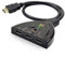 HDMI Switch 3 In 1 Out,4K HDMI Splitter Adapter,High Speed Cable 3-Port HDMI Switcher,Plated Multi HDMI Extender Splitter Supports 4K 1080p 3D for TV Xbox PS3/4/5 Laptop Blu-Ray HDTV