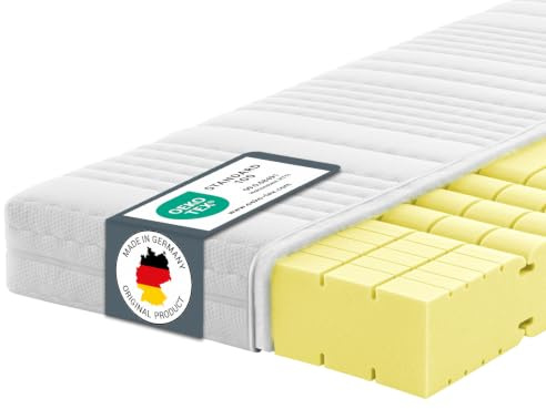 Ravensberger Matratzen Komfort-SAN® Härtegrad H2 (RG 50) 80 x 200 cm mit Baumwollbezug
