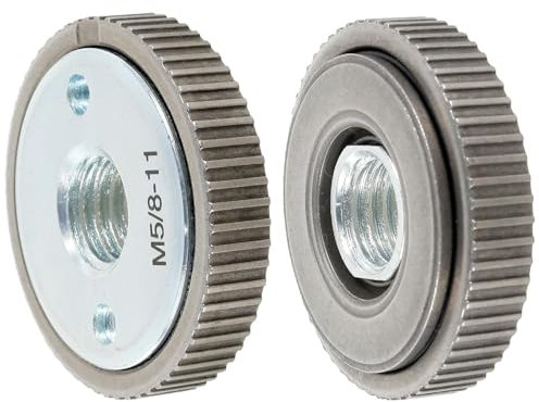 Angle Grinder Flange Nut 5/8inch-11 M14 Quick Change Angle Grinder Locking Nut Quick Release Angle Grinder Replacement Part for Angle Grinder Replacement Parts with 5/8inch-11 (5/8-11&M14)