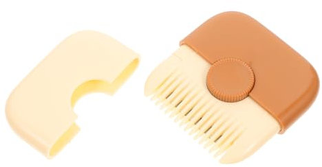 DEARMAMY 1pièces Tondeuse à Cheveux Portable Peigne Tondeuse Manuelle Pour Pointes Fourchues Et Frange Outil Pratique De Coiffure Orange