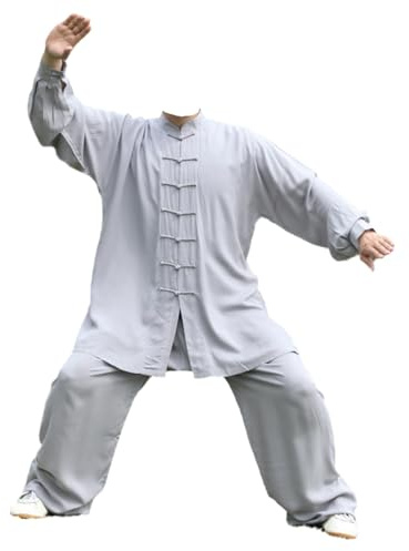 Enigmaire Kung Fu Ropa Unisex,Traje Tai Chi Tradicional Chino,Unisex Traje para Tai Chi MeditacióN,Apto Tanto para Hombres como para Mujeres,Adecuado para Diverso Deporte