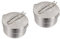 HANABASS 2 Piezas Juego de montañismo portátil ollas y sartenes para Acampar Acero Camper incluir Largo Exterior Utensilios de Cocina de Campamento Olla de Camping Olla pequeña Plata