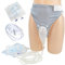 Coleccionista de orina masculina, coleccionista de orina para hombres, hombre portátil con cintura elástica, catéter externo transpirable a prueba de fugas con tubo para incontinencia urinaria, bolsa