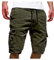 Pantalones Cortos Hombre Verano Casual Moda Bermudas Cargo Shorts con 4 Bolsillos Casual Original Color sólido Ajuste Vintage Pantalón Trabajo con Cordón Ajustable Running Correr Playa XL