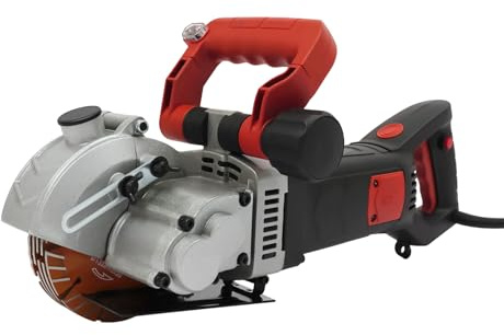 DAHAD Mauernutfräse Schlitzfräse 4800W, Trennscheibe Ø 133 mm, Mauerfrase 6200 U/min, Mauerfräse Schlitzfräse mit 41 mm Tiefe, Schlitzmaschine, Elektrische Wandfräse Mauerfräse für Marmor Granit Beton