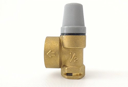 Valvola di sicurezza taratura 3 Bar con ingresso con fresatura per attacco forcella e scarico femmina maggiorato 3/4 per caldaie Vaillant