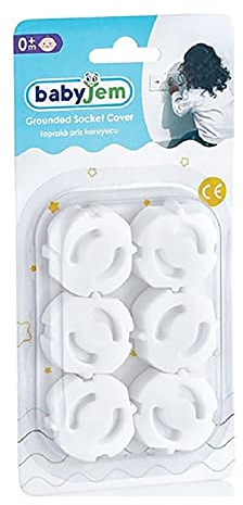 BabyJem 1110561 Steckdosensicherung, weiß, 1 stück