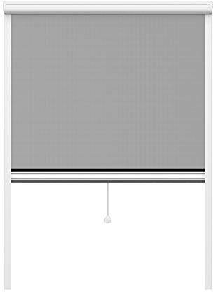 jarolift Insektenschutzrollo auf Maß für Fenster, 1401-1500 mm x 1201-1300 mm (B x H)