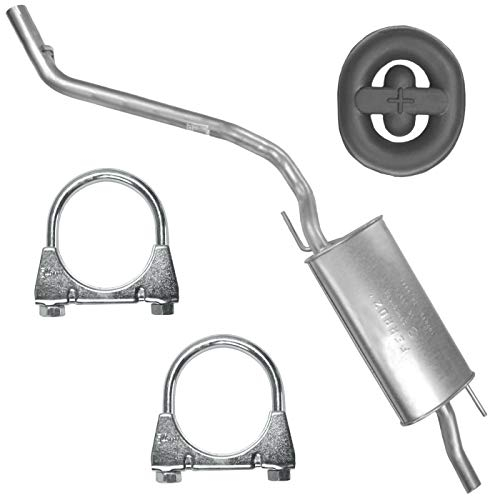 Mitteltopf Auspuff Mittelschalldämpfer für VW Transporter T4 IV SWB (2920 mm) LWB (3320 mm)