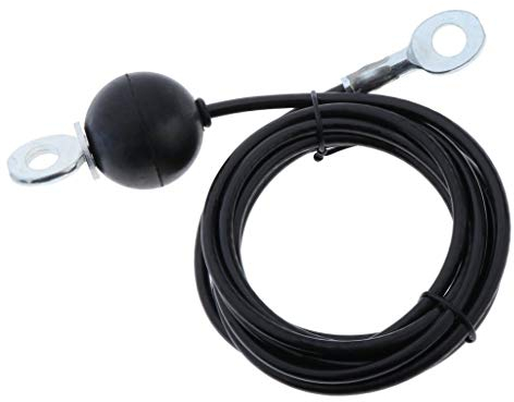 yotijar Einstellbare 6mm Gym Kabel Stahldraht Seil mit 300kg Laden Lager Ersatz Teile für Home Gym Fitness Kabel Pulley Zubehör - Feste 2M