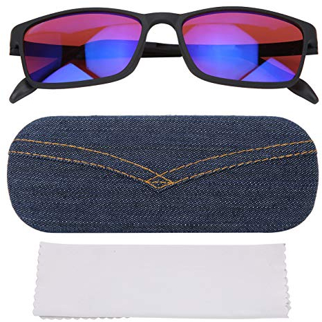 VGEBY Korrekturbrillen, Farbenblinde Korrekturbrillen Rot Grün Blindheit Schwäche Sehkraftverbesserung Rot Grün Schwäche Brille