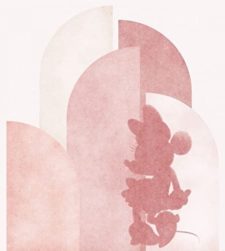 Komar Disney Vlies Fototapete - Minnie Creative Aesthetic - Größe: 250 x 280 cm (Breite x Höhe) - Kinderzimmer, Tapete, Kindertapete, Minnie Maus, IADX5-050