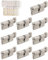 GERCAR Pro 10x Knaufzylinder 40/40 gleichschließend Set 10 Schließzylinder mit Knauf inkl. 50 Schlüssel - 80 mm Türschloss Zylinderschloss 10er Zylinder - Länge: 80mm, A:40 B:40 - Messing matt