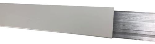 Handel Hoffmann Kappleiste mit Blende (Alu weiß RAL 9010, 2 m)