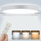 Brisplen LED Deckenleuchte mit Fernbedienung Dimmbar, Deckenlampe Timer/Nachtlichtfunktion 24W Modern Rund 30CM Ultradünn 3000K-6000K IP44 für Schlafzimmer/Wohnzimmer/Küche/Büro