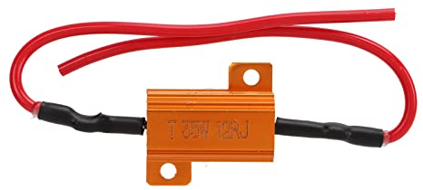 Lastwiderstand Set, 35W 12Ohm High Power Professional 2 Sets Lastwiderstand Aluminiumlegierung für Tagfahrlicht für Nebelscheinwerfer für LED Blinker