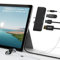 Surface Go 3 Docking Station, 4 in 1 Microsoft Surface Go 3 Accessories mit 4K HDMI + USB 3.0 Port Hub + 3,5 mm Audio Adapter, USB C Hub für Surface Go 3/Go 2/Go