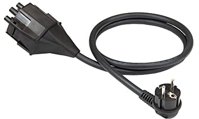 NRGkick Steckeraufsatz für Steckdose, Typ E+F, Schuko, 13A (EU), bis zu 3kW laden, für NRGkick Wallbox, schwarz