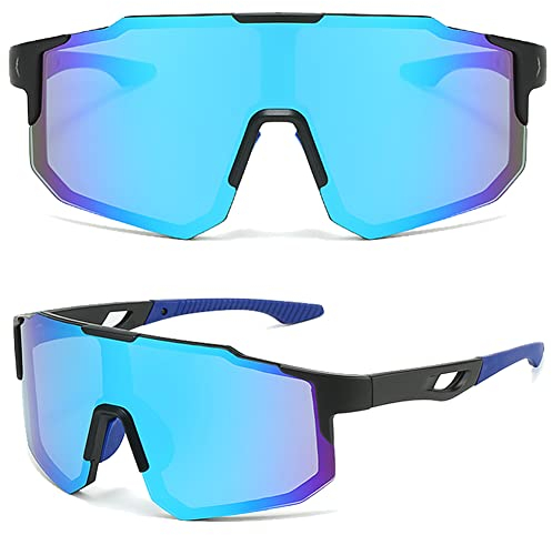NAMIS Schnelle Brille Rave, Fahrrad Sonnenbrille Herren Damen UV400 Schutz Polarisierte Schnelle Sonnenbrille für Outdoorsport Radfahren Laufen Golf Wandern