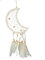 TRINTURA Dreamcatcher Mond 16cm Traumfänger weiß beige Holz Perlen