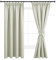DWCN Verdunkelungsvorhan Blickdicht Vorhänge mit Kräuselband Vorhänge Thermogardine Kälteschutz Hitzeschutz mit Vorhang-Krawatten, Gardinen für Kinderzimmer 160x140cm(HöhexBreite), Hell Beige, 2er Set